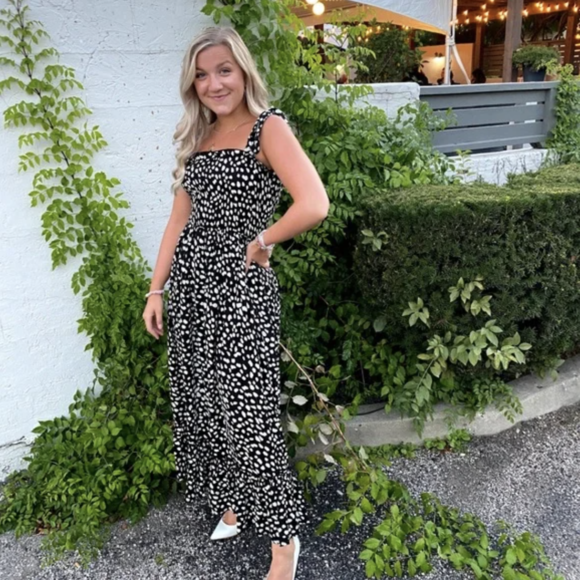 Polka Dot Maxi Dresses